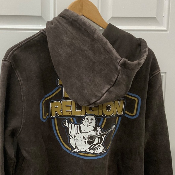 True religion WASHED HS ZIP HOODIE . - Picture 4 of 6